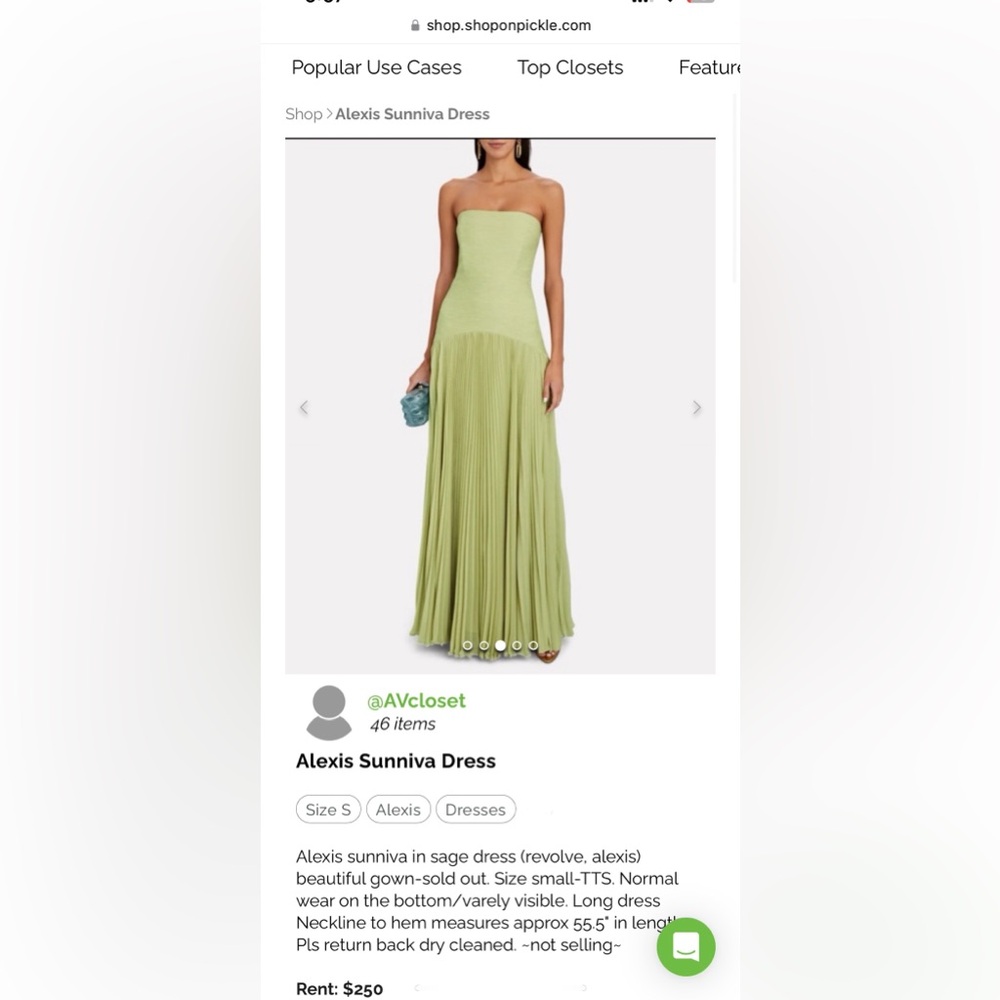 Alexis Sunniva dress